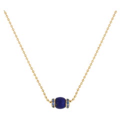Le Carrousel Necklace Lapis lazuli and Light Blue Sapphires