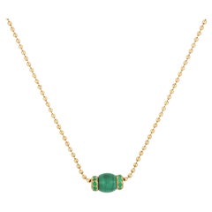 Le Carrousel Necklace Malachite and Emeralds