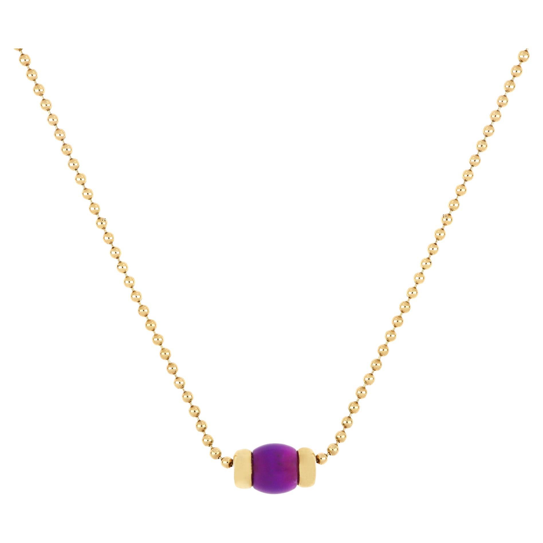 Le Carrousel Necklace Purple Jade