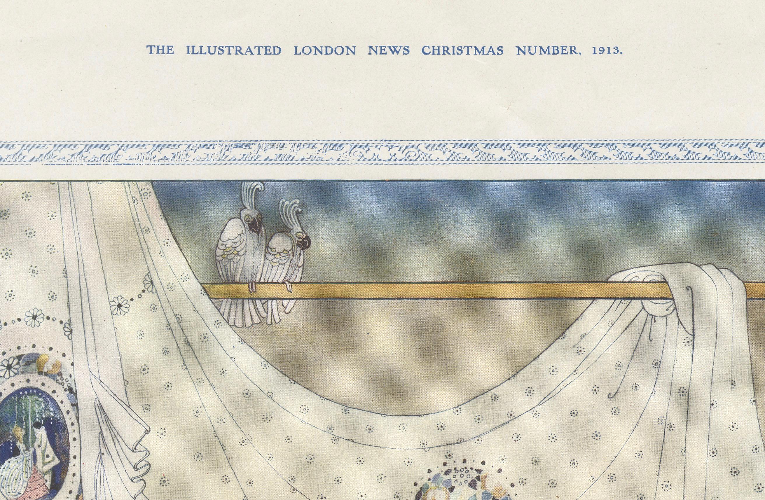 Le Chat Botté: Kay Nielsens üppige Art-déco-Märchenillustration  

Dieser exquisite Druck, der 1913 von dem berühmten dänischen Illustrator Kay Nielsen geschaffen wurde, erschien ursprünglich in der Weihnachtsausgabe der Illustrated London News. Es