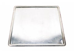 Le Cirque Branded Hotel Silver Square Serving Tray