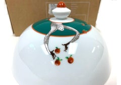 Le Cirque N.Y. Porcelain Cloche Or Food Dome By Bernardaud Limoges NIB