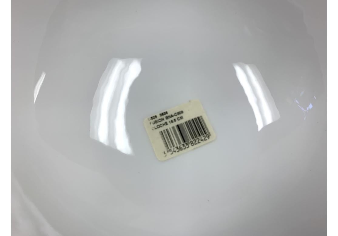 Le Cirque N.Y. Porzellan Cloche Oder Essen Dome von Bernardaud Limoges NIB (Französisch) im Angebot