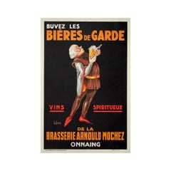 1930 original advertising poster by Le Clercq - Bières de Garde