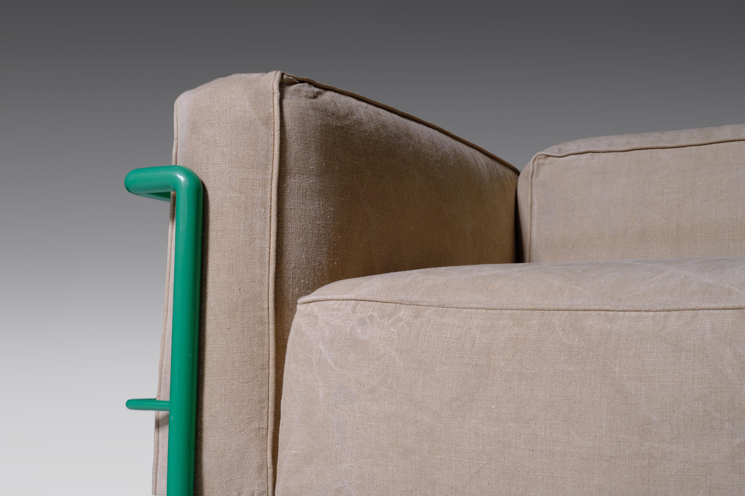French Le Cobursier LC3, Two-Seat Sofa for Cassina