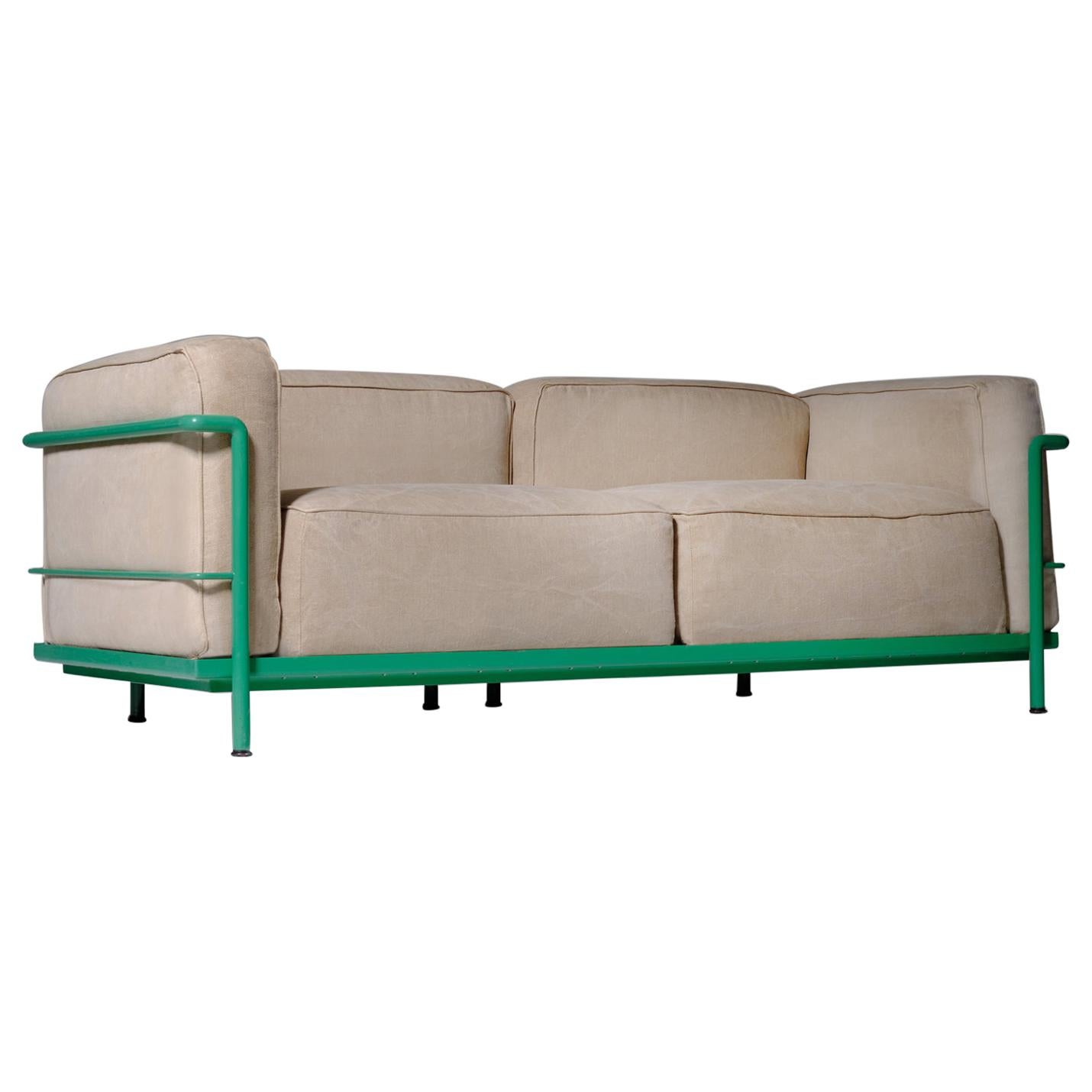 Le Cobursier LC3, Two-Seat Sofa for Cassina