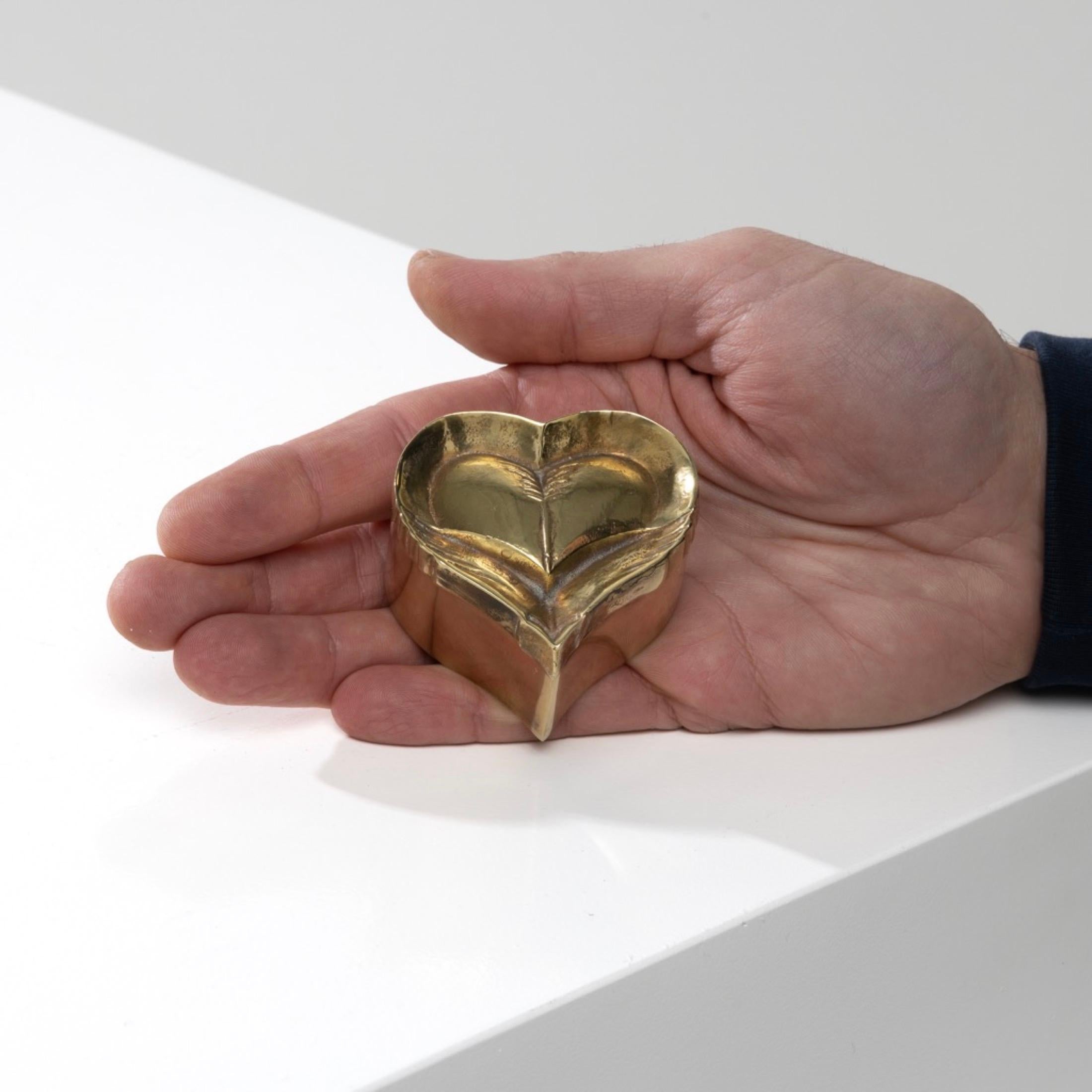 Le Coeur 'the Heart' by Line Vautrin, Gilt Bronze Box 3