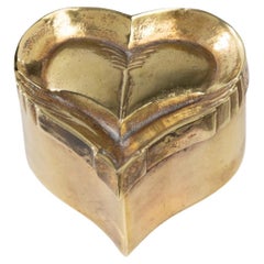 Le Coeur 'the Heart' by Line Vautrin, Gilt Bronze Box
