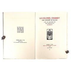 Le Colonel Chabert by Honoré de Balzac / Les Bibliophiles du Palais