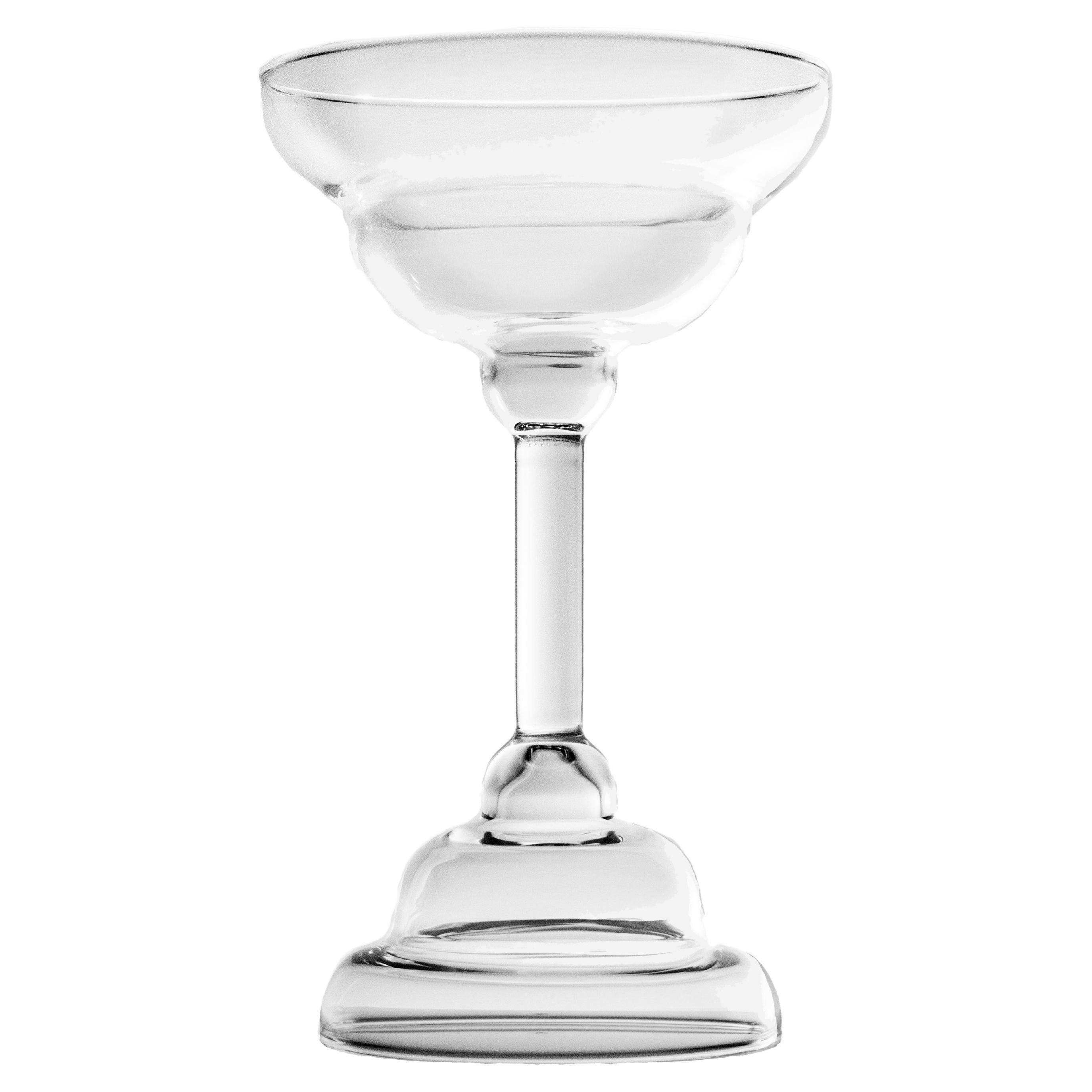 Verre Margarita contemporain du 21ème siècle x2 Fabriqué à la main en Italie par Ilaria Bianchi