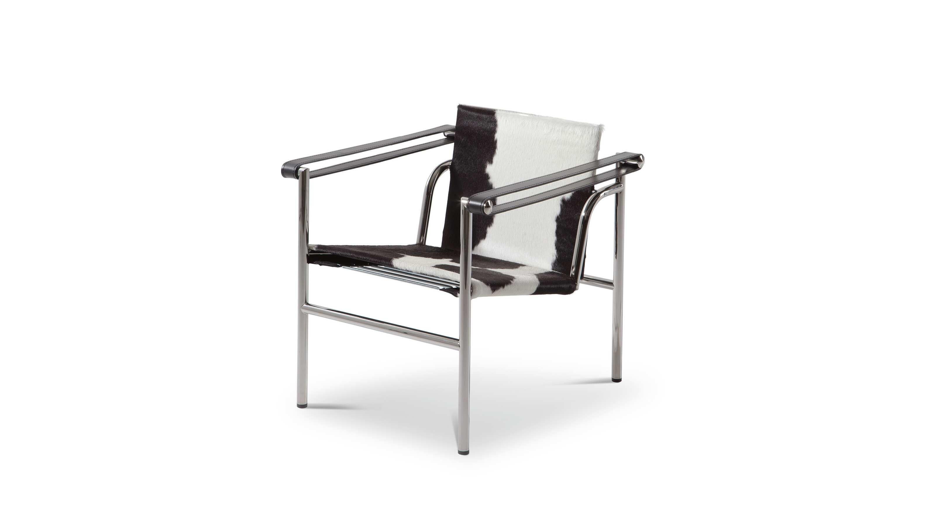 italien Le Corbusier 1 Fauteuil Dossier Basculant Armchair For Cassina en vente