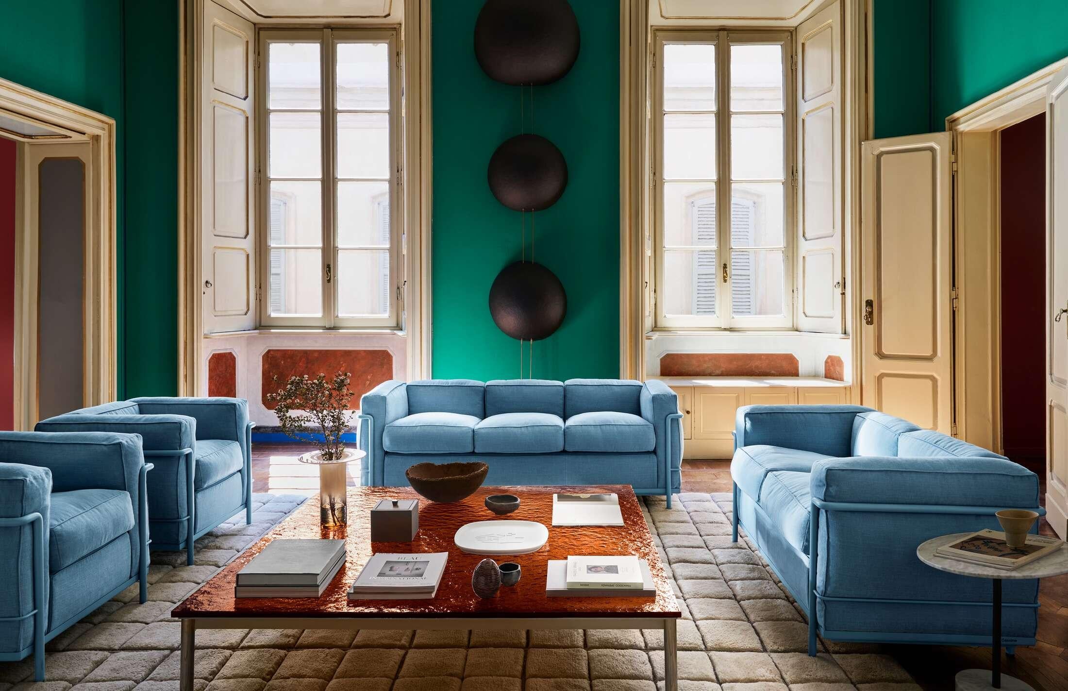 Chrome Le Corbusier 10 Table en Tube Basse For Cassina For Sale