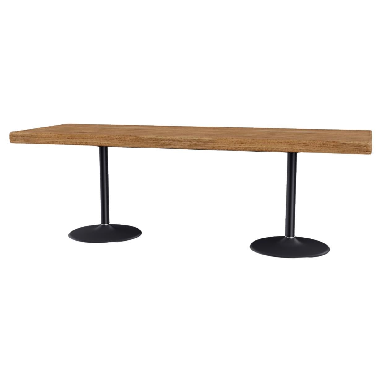 Le Corbusier, 11 Table Pieds Corolle, Plateau Bois For Cassina