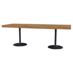 Le Corbusier, 11 Table Pieds Corolle, Plateau Bois For Cassina
