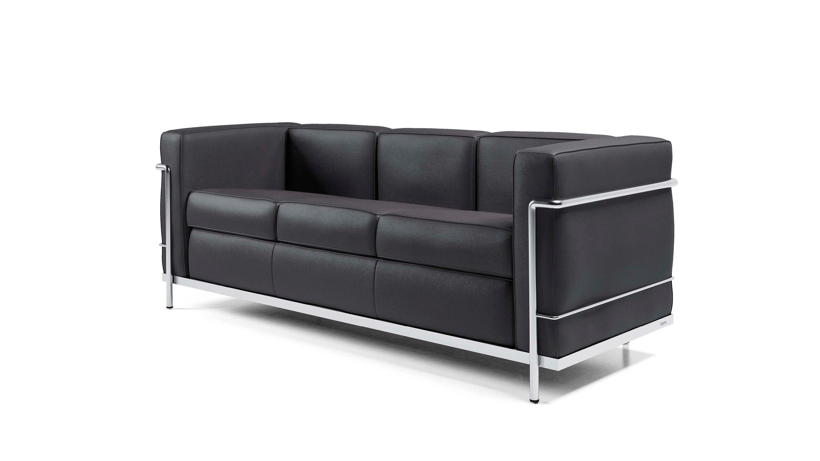 Le Corbusier 2 Fauteuil Grand Confort Petit Modèle Trois Places Durable (Italienisch) im Angebot
