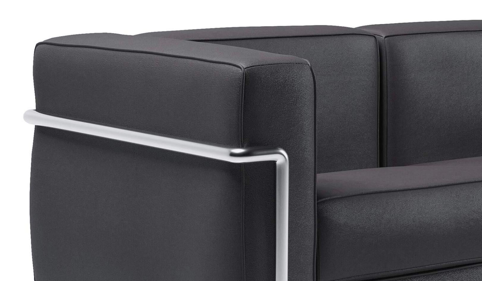 Le Corbusier 2 Fauteuil Grand Confort Petit Modèle Trois Places Durable im Angebot 1