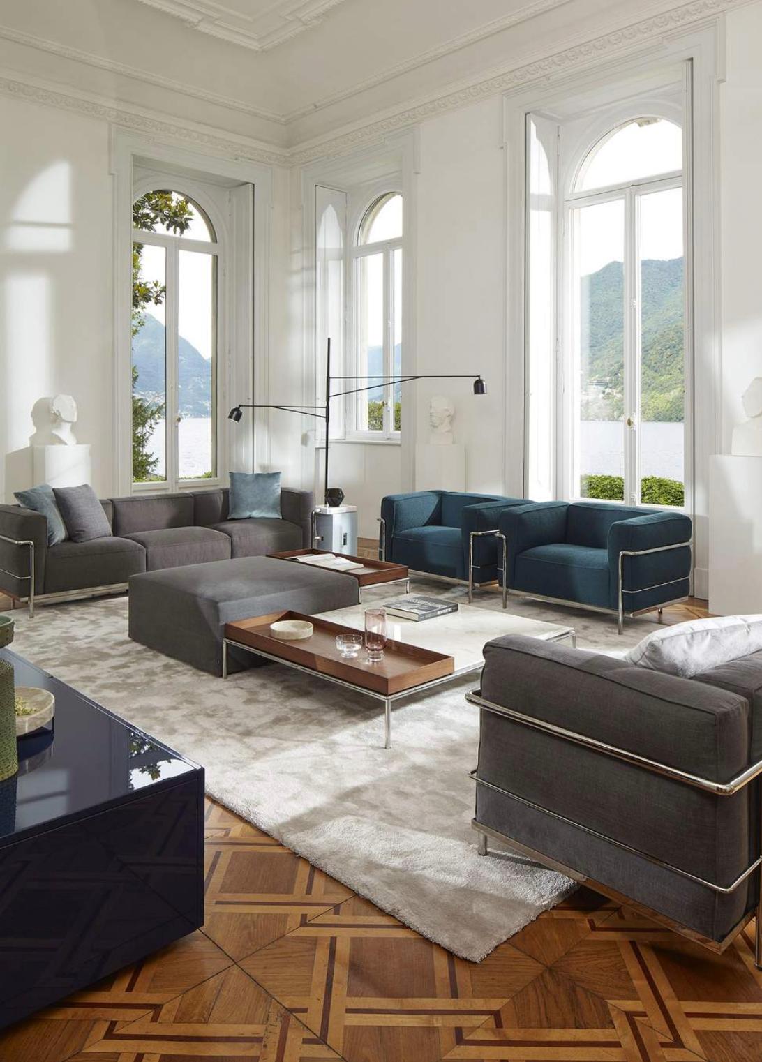Le Corbusier 3 Fauteuil Grand Confort, Grand Modèle, Durable Pour Cassina en vente 3