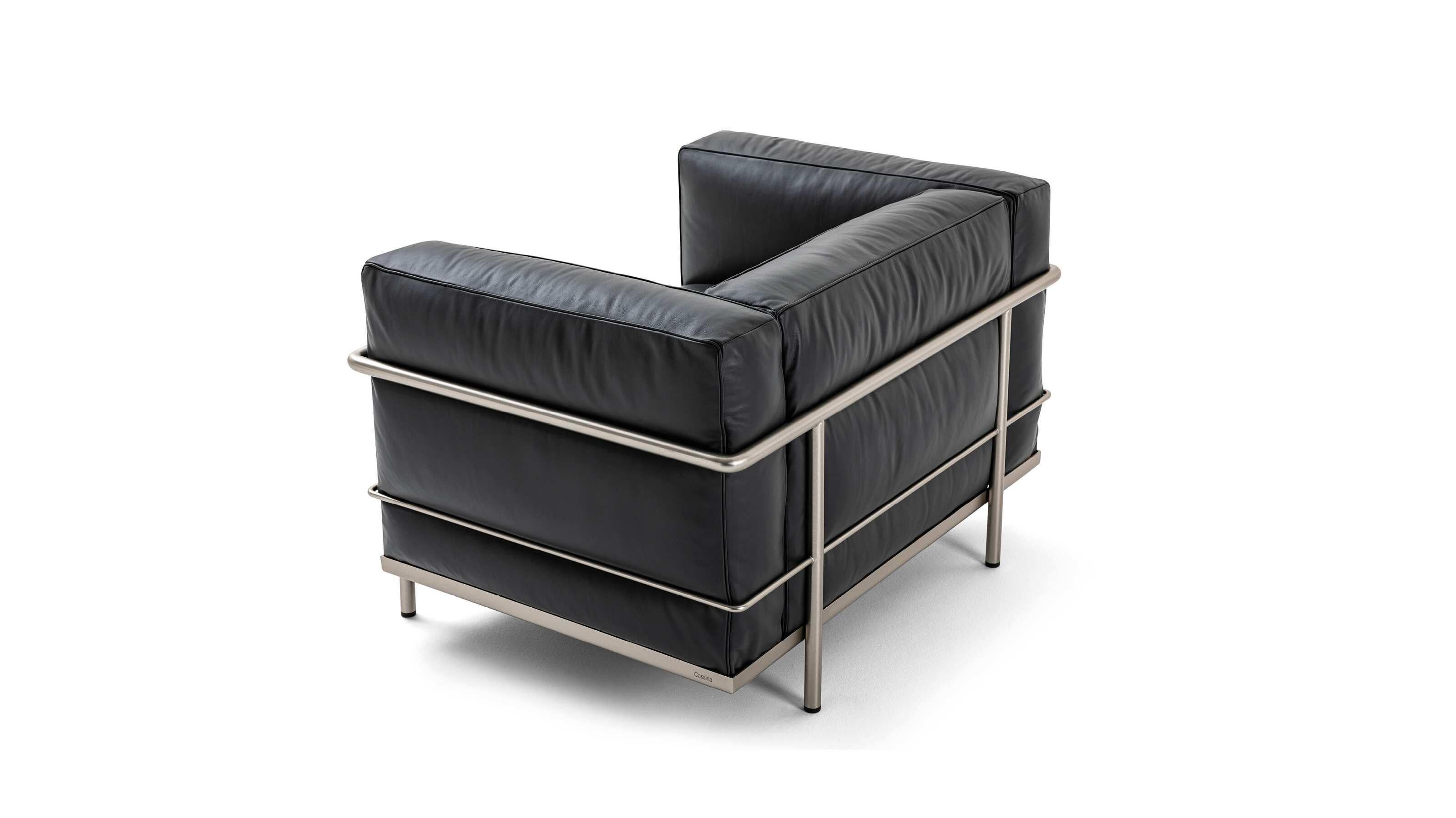 Le Corbusier 3 Fauteuil Grand Confort, Grand Modèle, Durable Pour Cassina Neuf - En vente à Barcelona, Barcelona