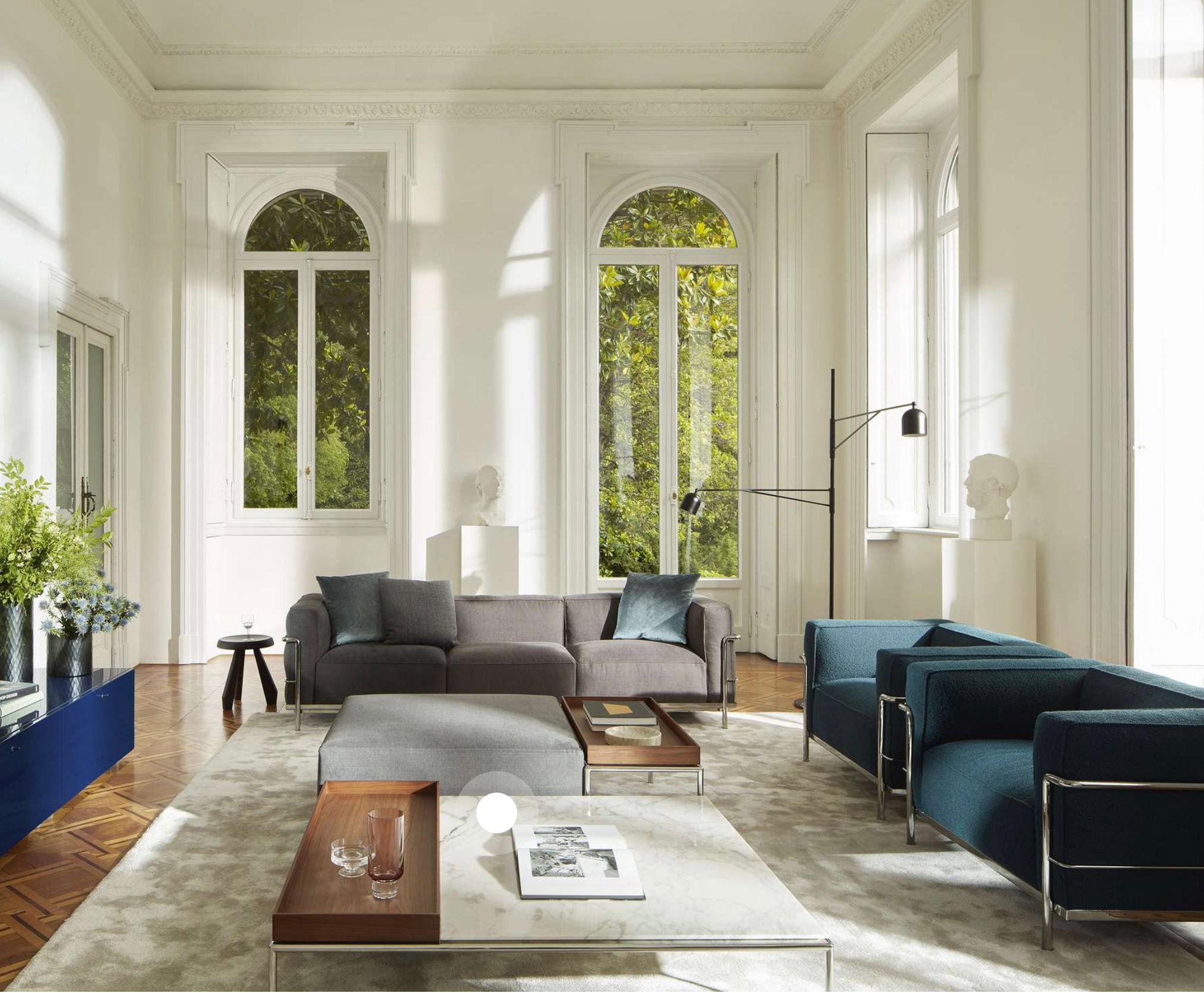 Le Corbusier 3 Fauteuil Grand Confort, Grand Modèle, Durable Pour Cassina en vente 2