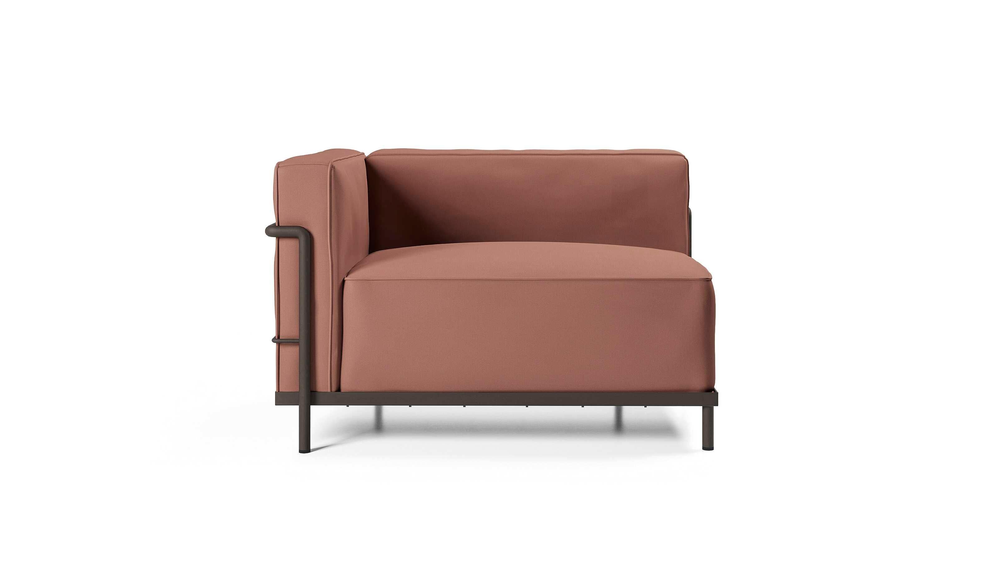Mid-Century Modern Le Corbusier 3 Fauteuil Grand Confort, Méridienne, Durable Pour Cassina en vente