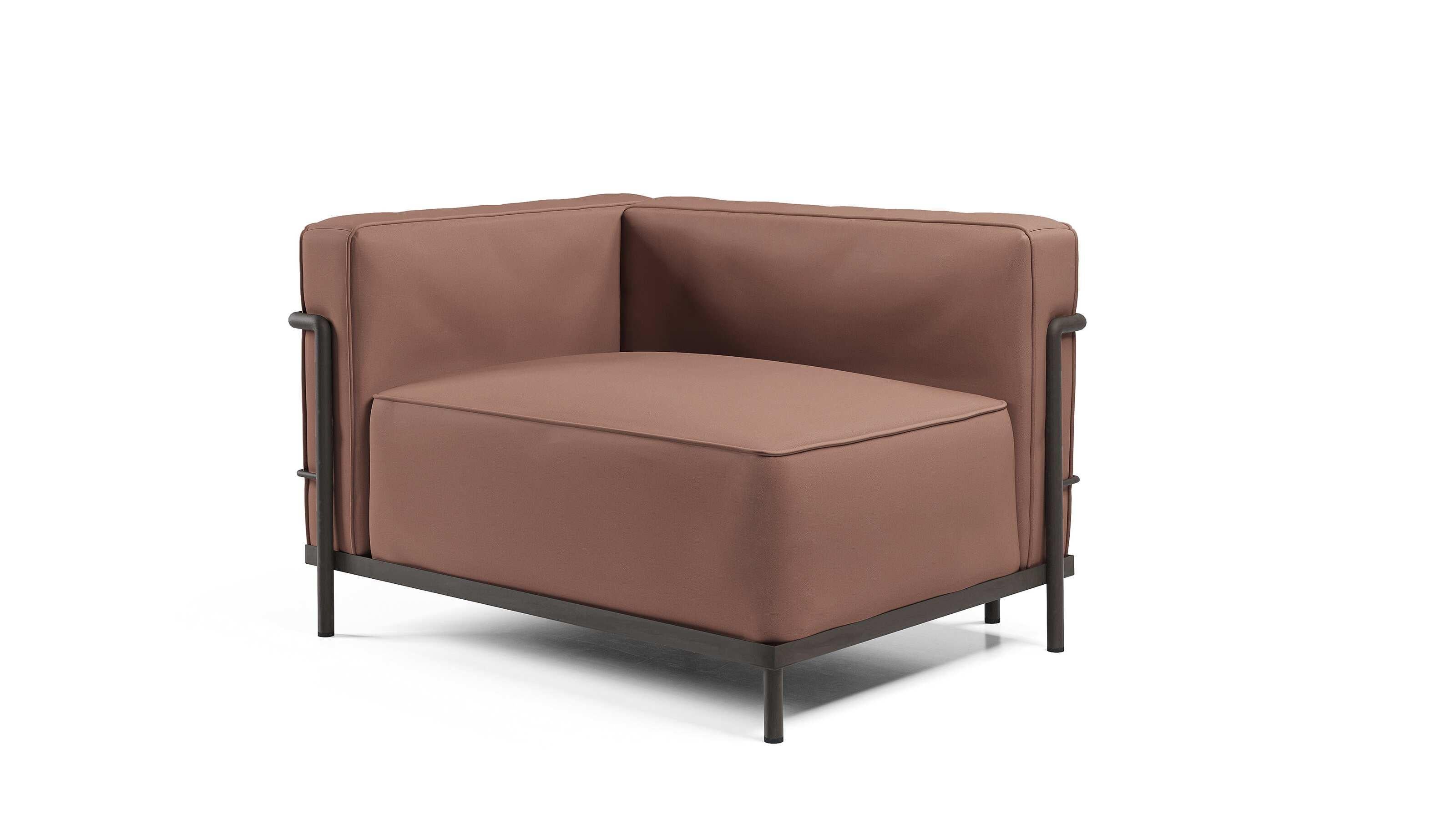 Le Corbusier 3 Fauteuil Grand Confort, Méridienne, Durable Para Cassina Moderno de mediados de siglo en venta