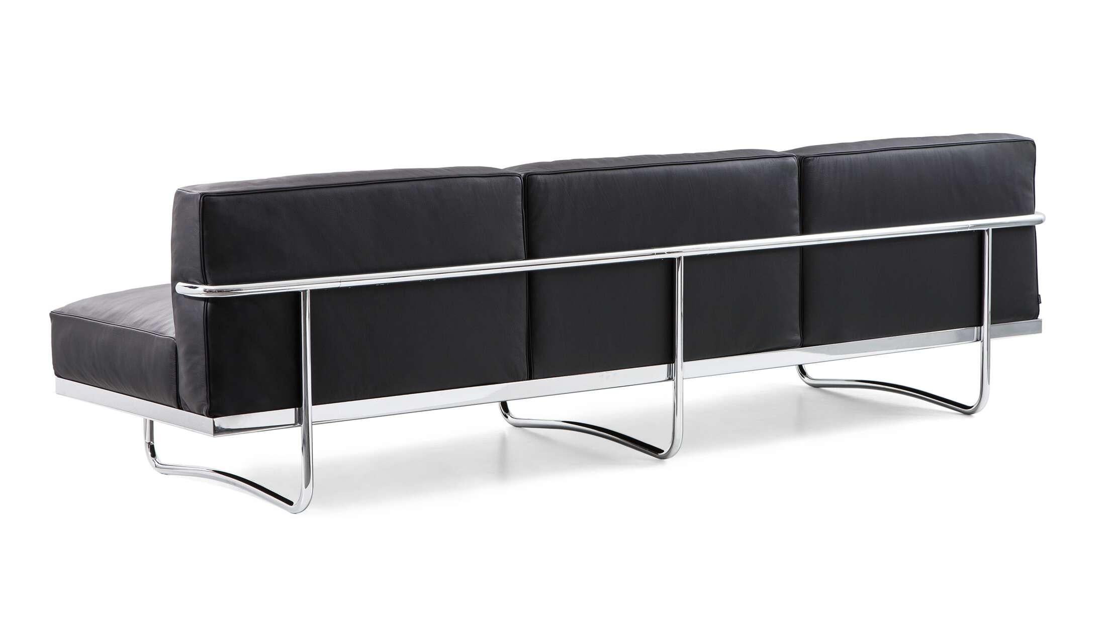 Le Corbusier 5 Canapé Sofa in Schwarz oder Petrol für Cassina, Italien - Neu  (Moderne der Mitte des Jahrhunderts) im Angebot