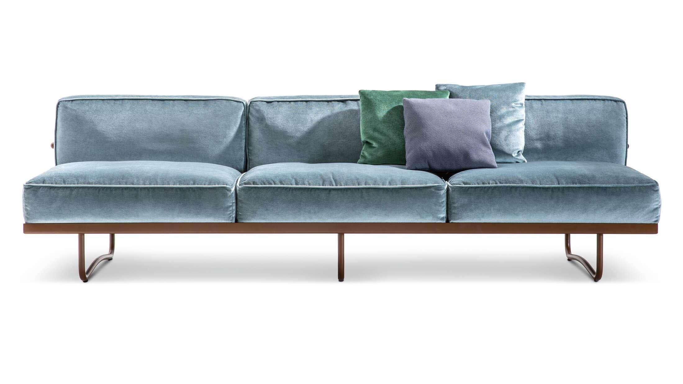 Mid-Century Modern Le Corbusier 5 Canapé Sofa in Black or Petrol for Cassina, Italy - New  For Sale