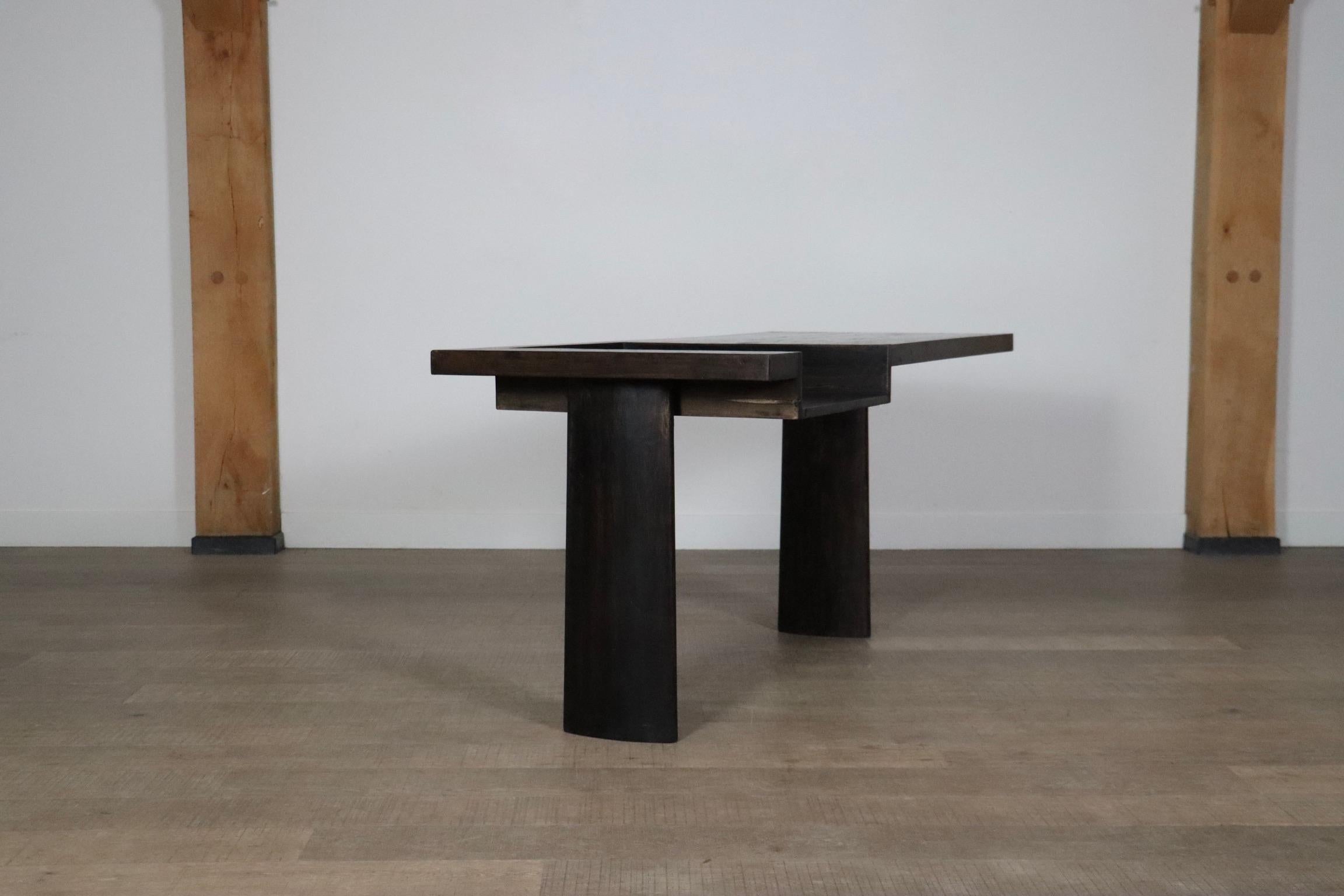 Scrivania console di Le Corbusier e Balkrishna Doshi LC/BD-01-A Ahmedabad, anni '60 in vendita 7