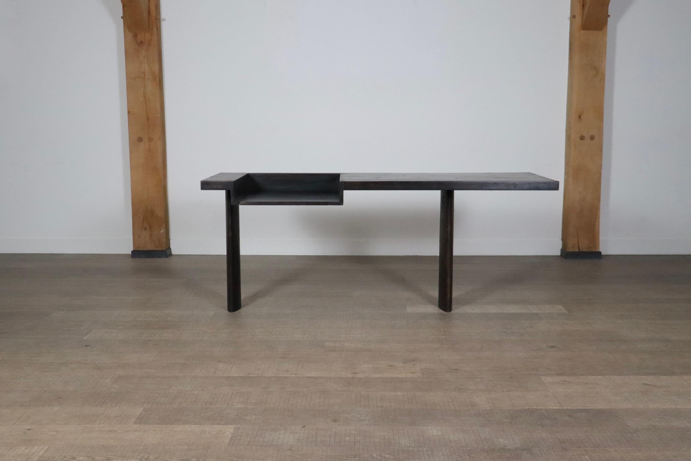 Metà XX secolo Scrivania console di Le Corbusier e Balkrishna Doshi LC/BD-01-A Ahmedabad, anni '60 in vendita