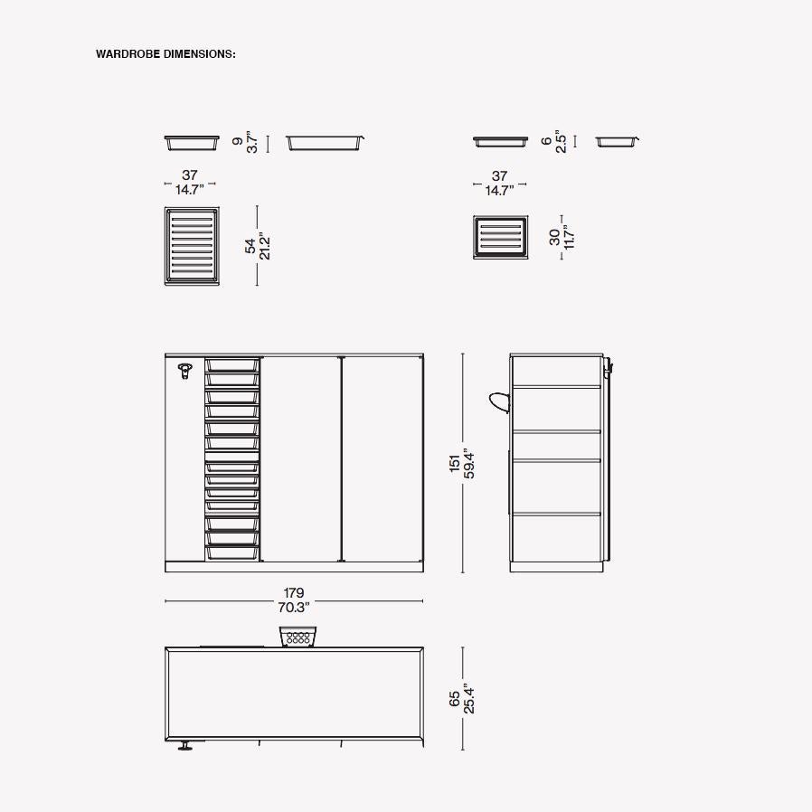 Le Corbusier and Charlotte Perriand LC35 Maison du Brésil Set by Cassina 9