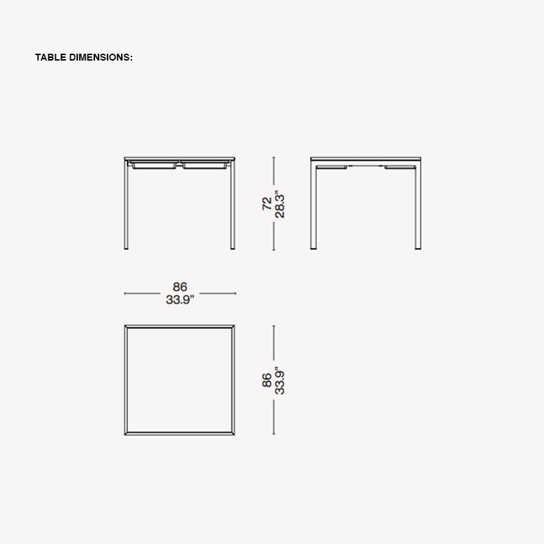 Le Corbusier and Charlotte Perriand LC35 Maison du Brésil Set by Cassina 10