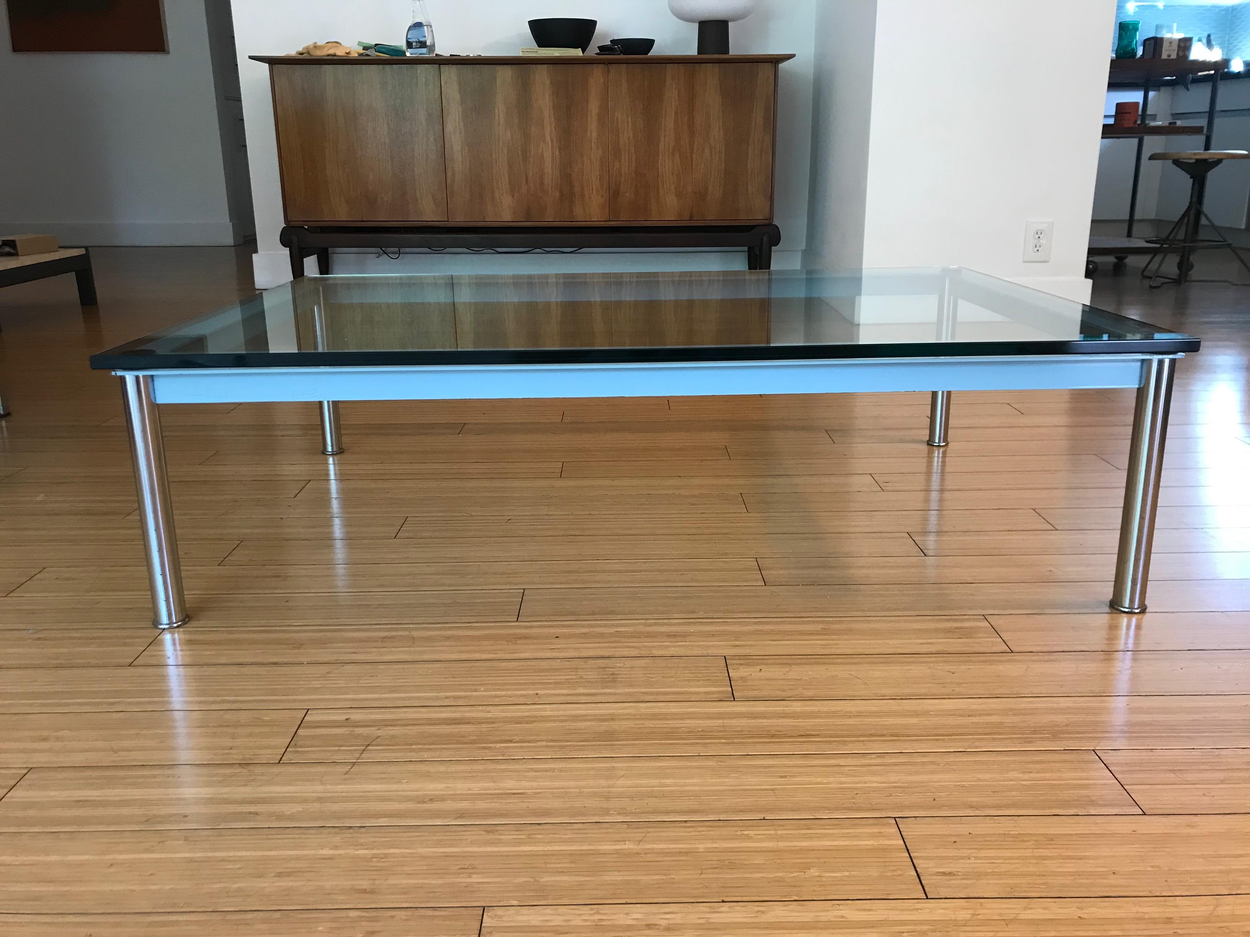 Le Corbusier Architectural Coffee Table by Cassina, 1970's  In Good Condition In Los Angeles, CA