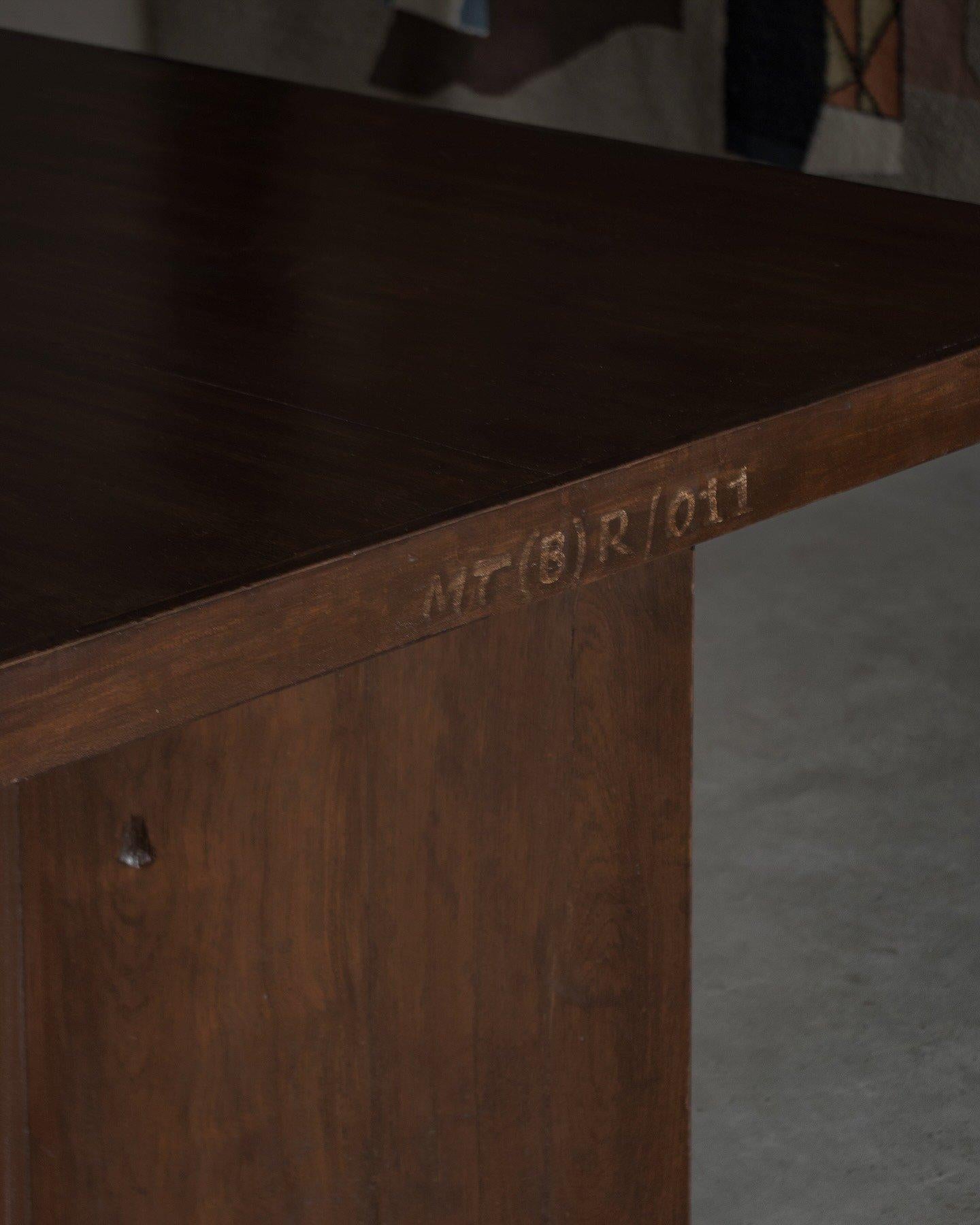 Indian Le Corbusier - Authentic LC-TAT-07-A - the Minister’s Desk Circa 1955 For Sale