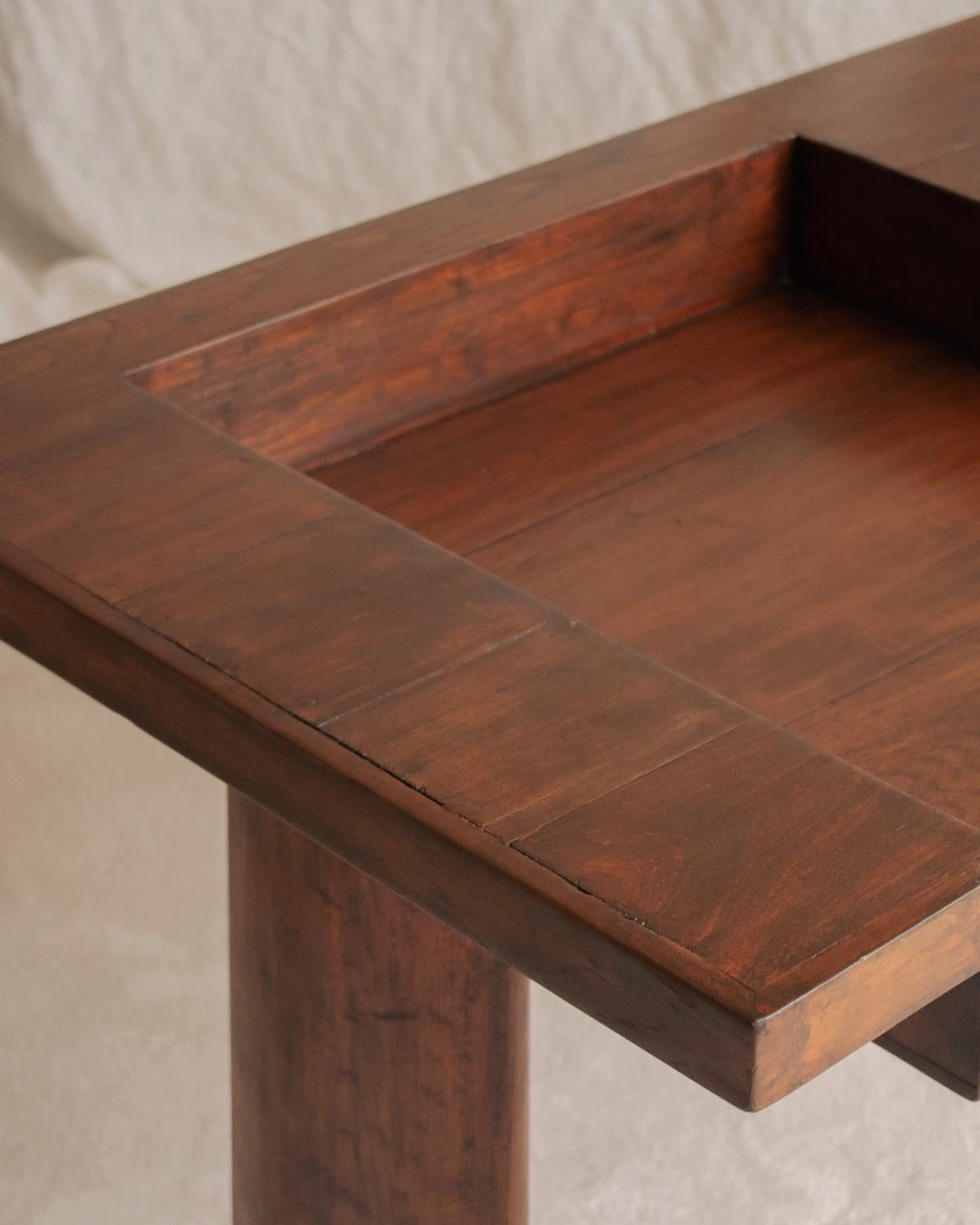 Hand-Crafted Le Corbusier & Balkrishna Doshi - Authentic LC/BD-01-A - Ahmedabad Console Desk