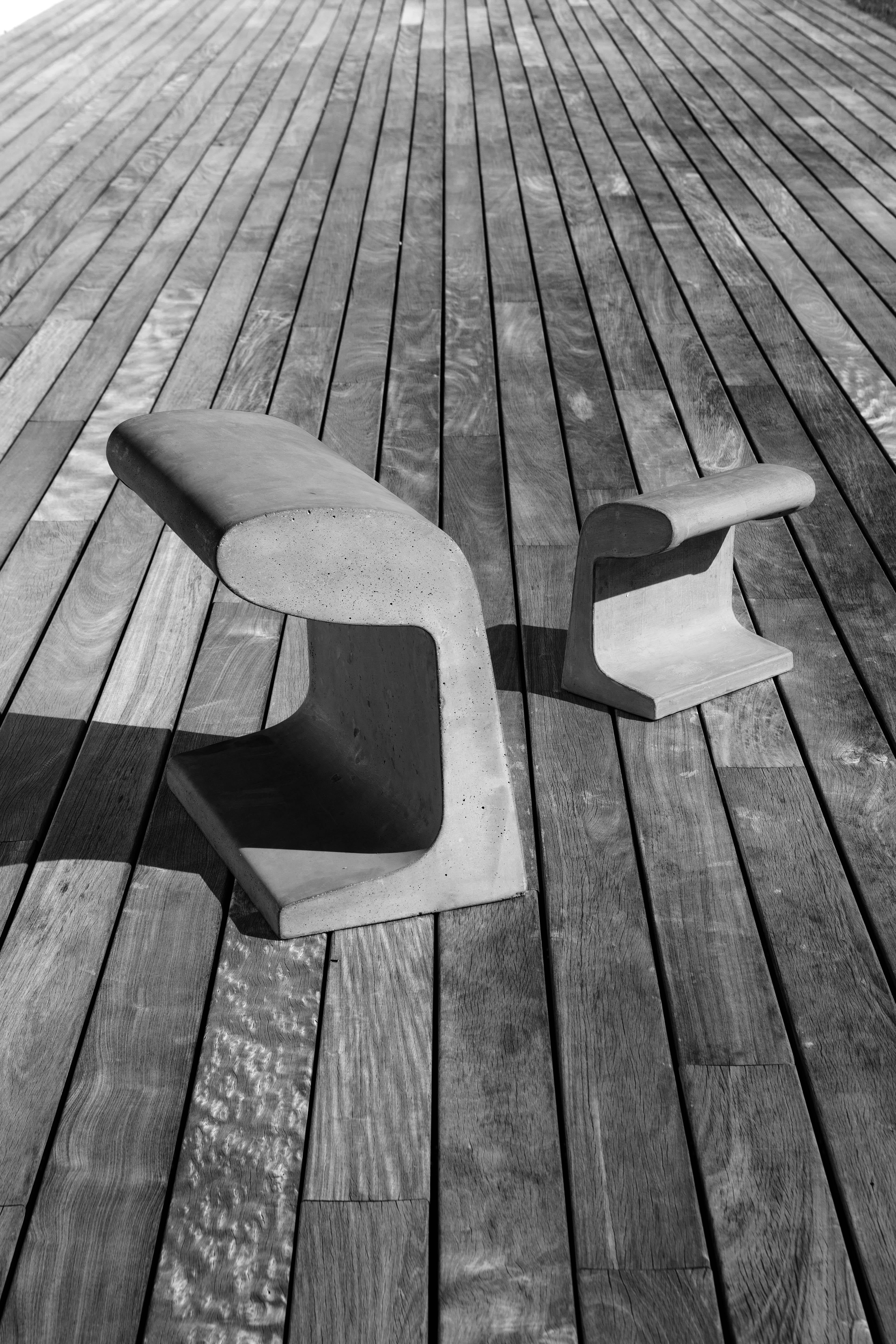 Le Corbusier 'Borne Béton Grande' Outdoor Floor Lamp for Nemo In New Condition For Sale In Glendale, CA