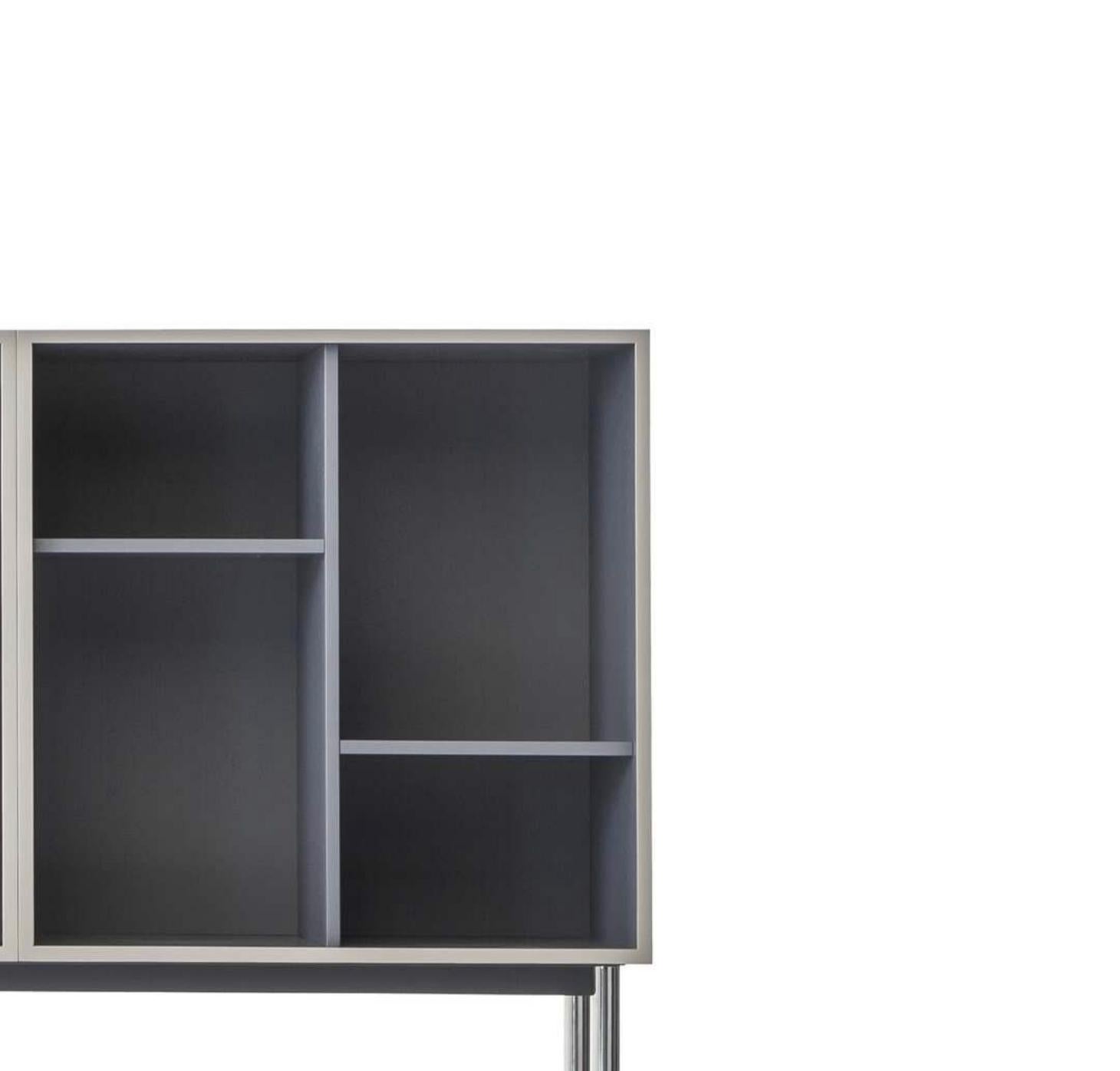 Le Corbusier Casiers Standard, Pieds Corolle Cabinet Pour Cassina en vente 1