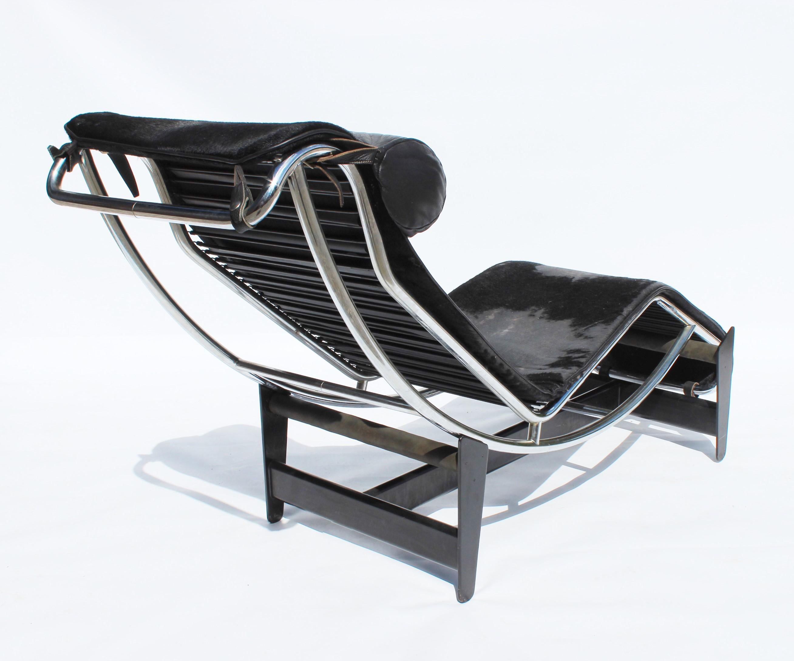 Le Corbusier-Sessel, Modell LC4, für Cassina, 1960er Jahre im Zustand „Gut“ im Angebot in Lejre, DK