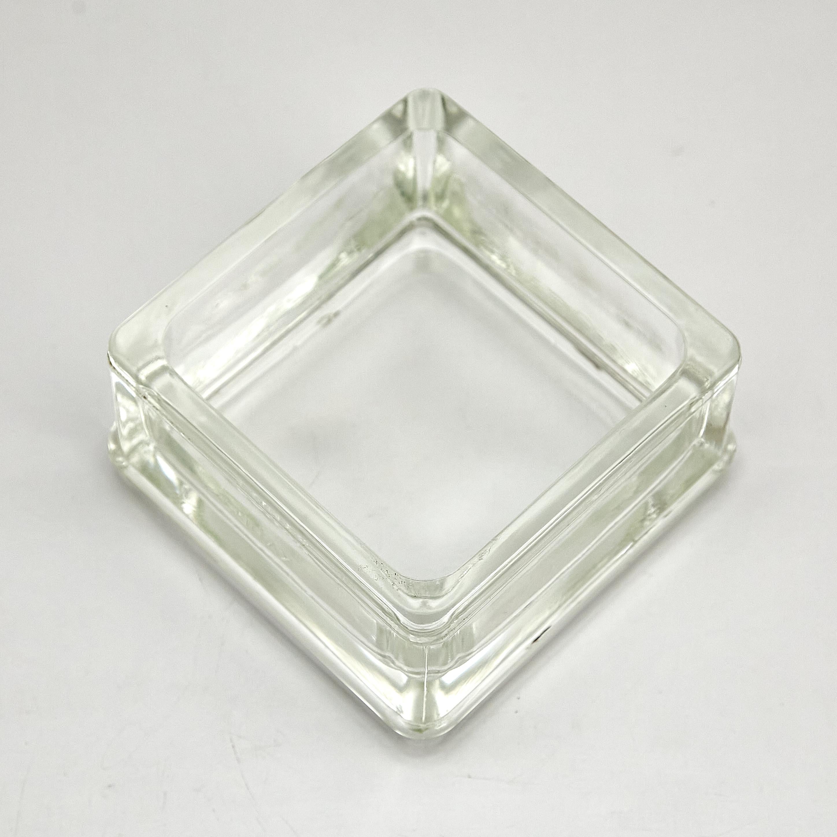 Glass Le Corbusier, Charlotte Perriand Ashtray for Lumax For Sale