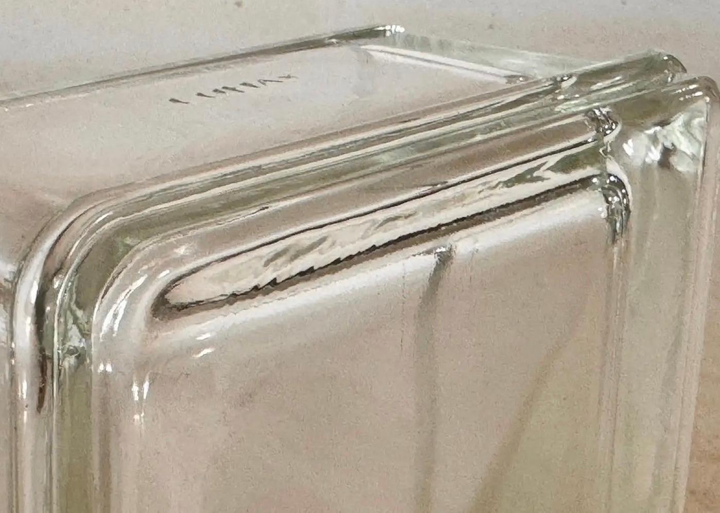 Art Glass Le Corbusier, Charlotte Perriand Ashtray for Lumax For Sale