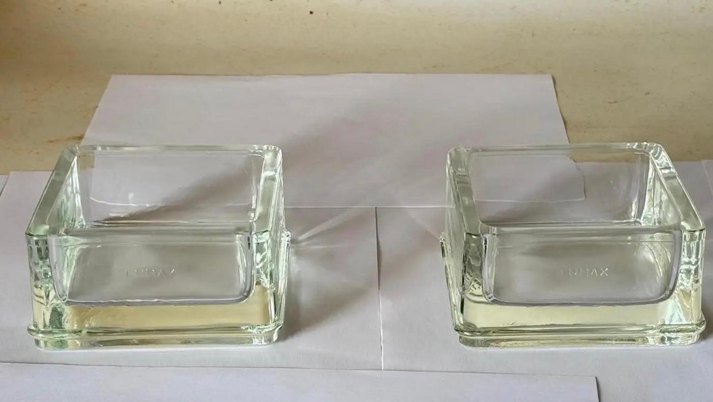 Late 20th Century Le Corbusier, Charlotte Perriand Ashtray for Lumax Set of 2 For Sale