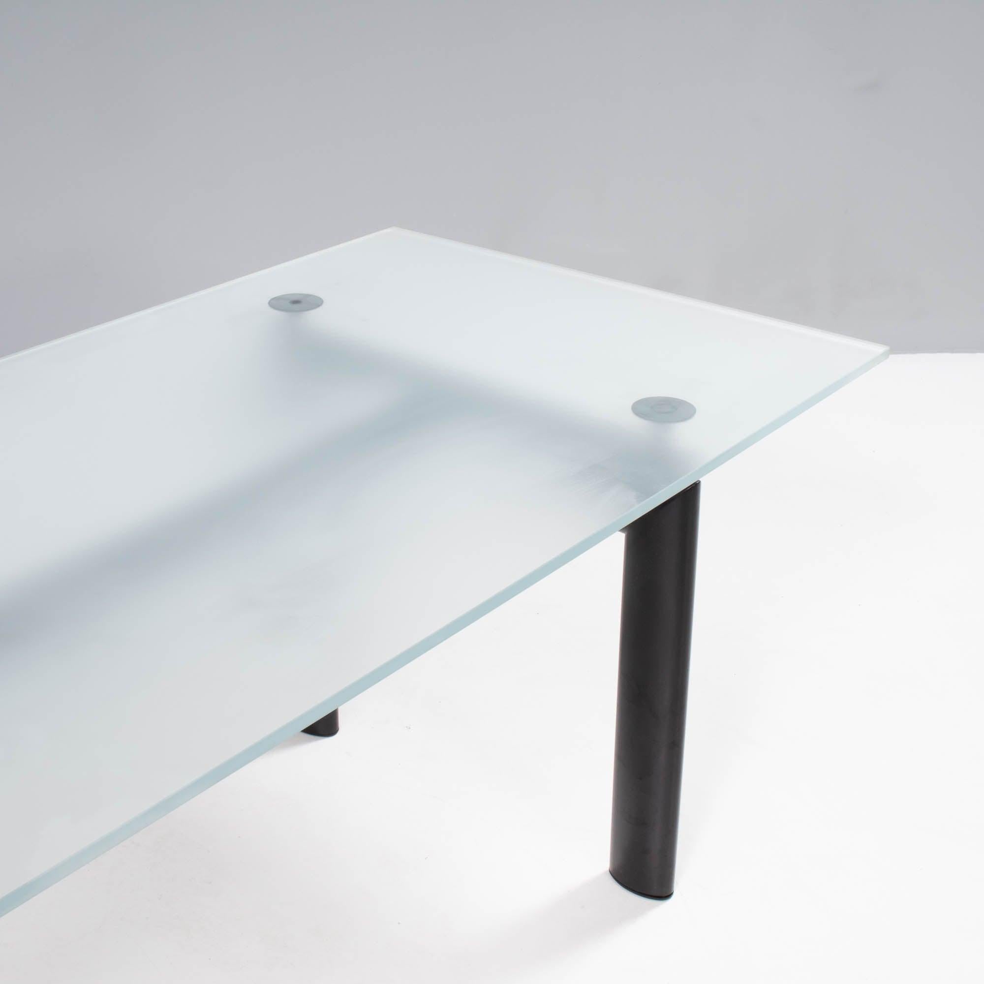 Glass Le Corbusier, Charlotte Perriand & Pierre Jeanerret for Cassina LC6 Dining Table For Sale