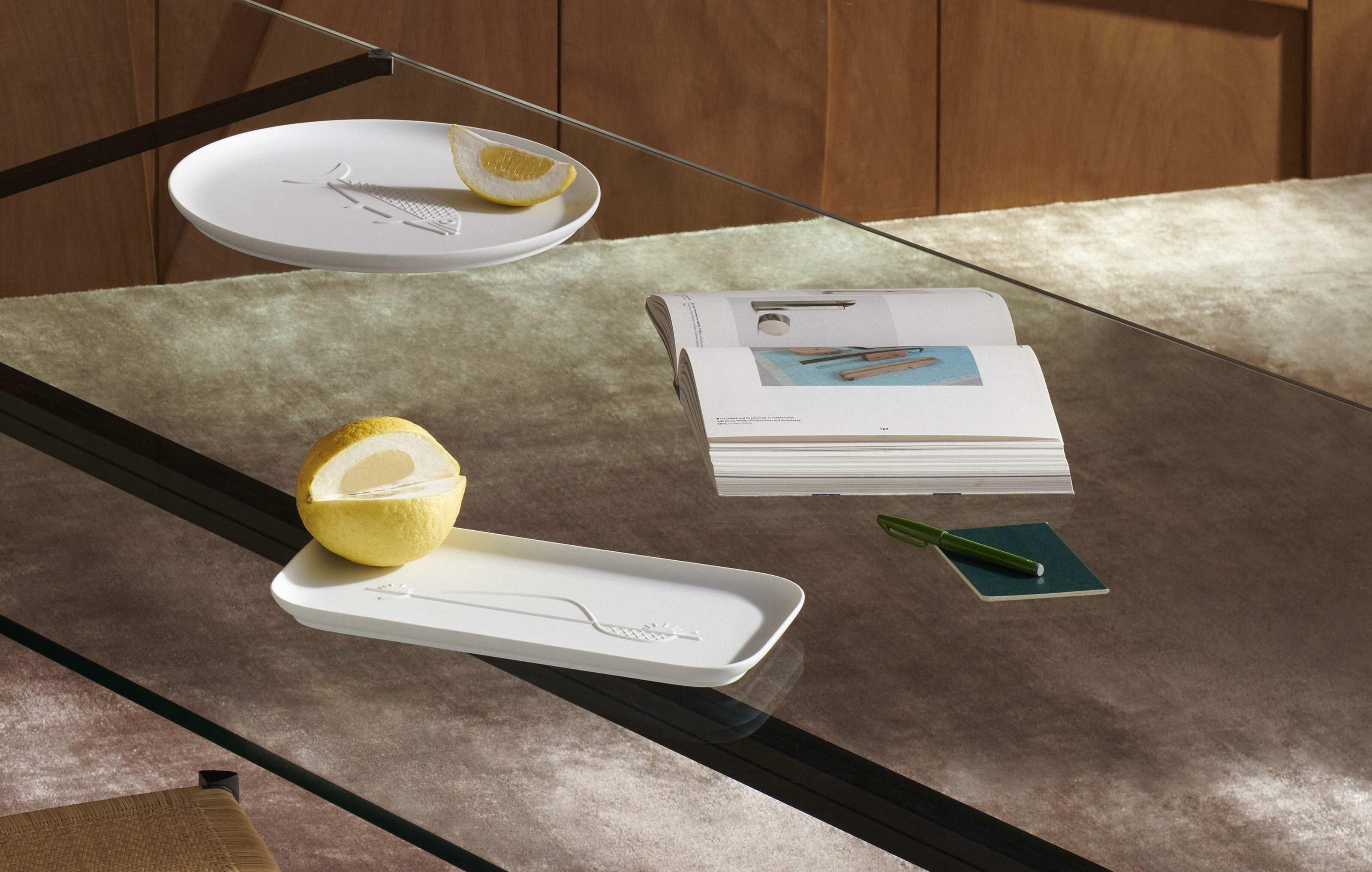 Le Corbusier Collection Chandigarh Rectangular Tray For Cassina For Sale 4