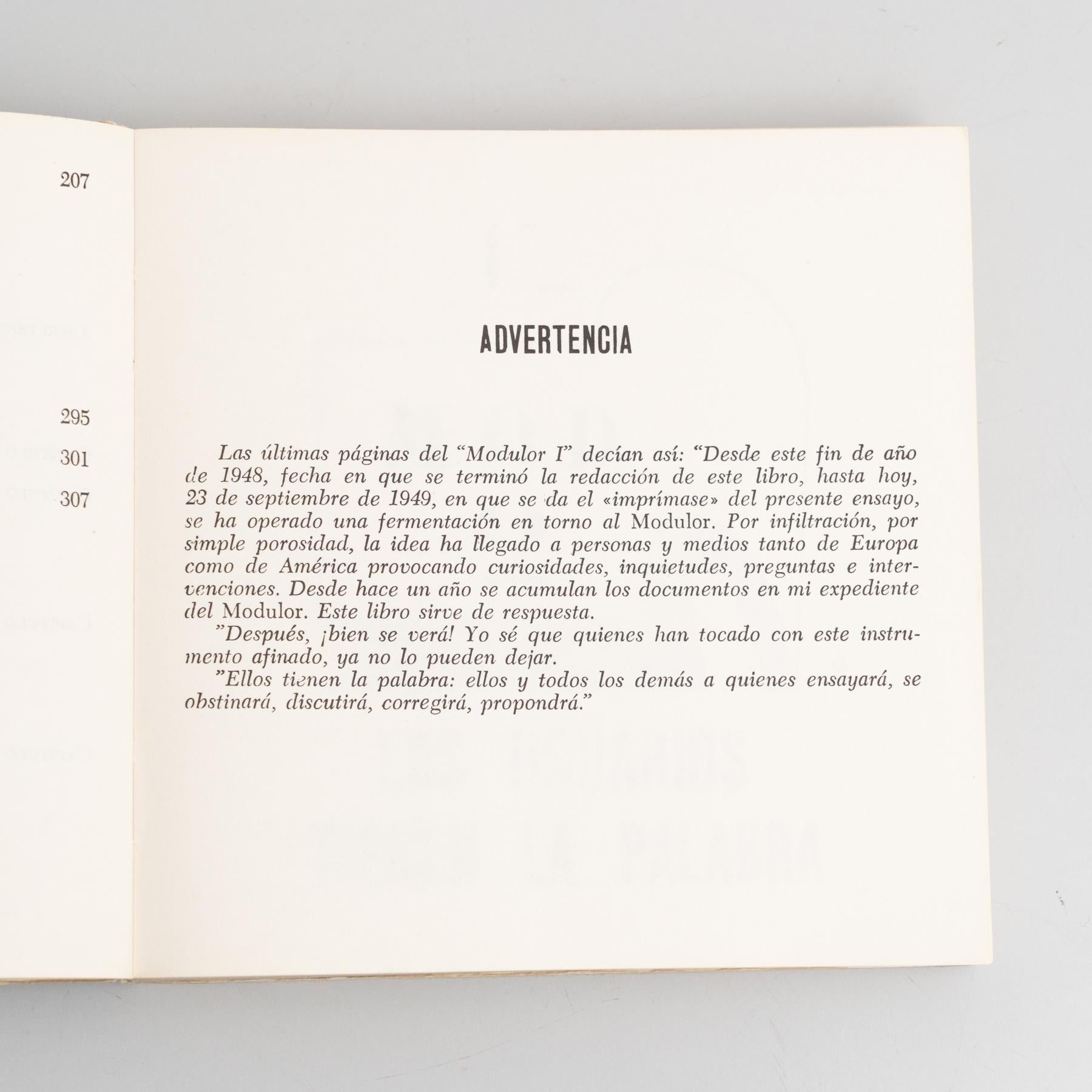 Le Corbusier Der Modulor 2 Book, 1955 For Sale 3