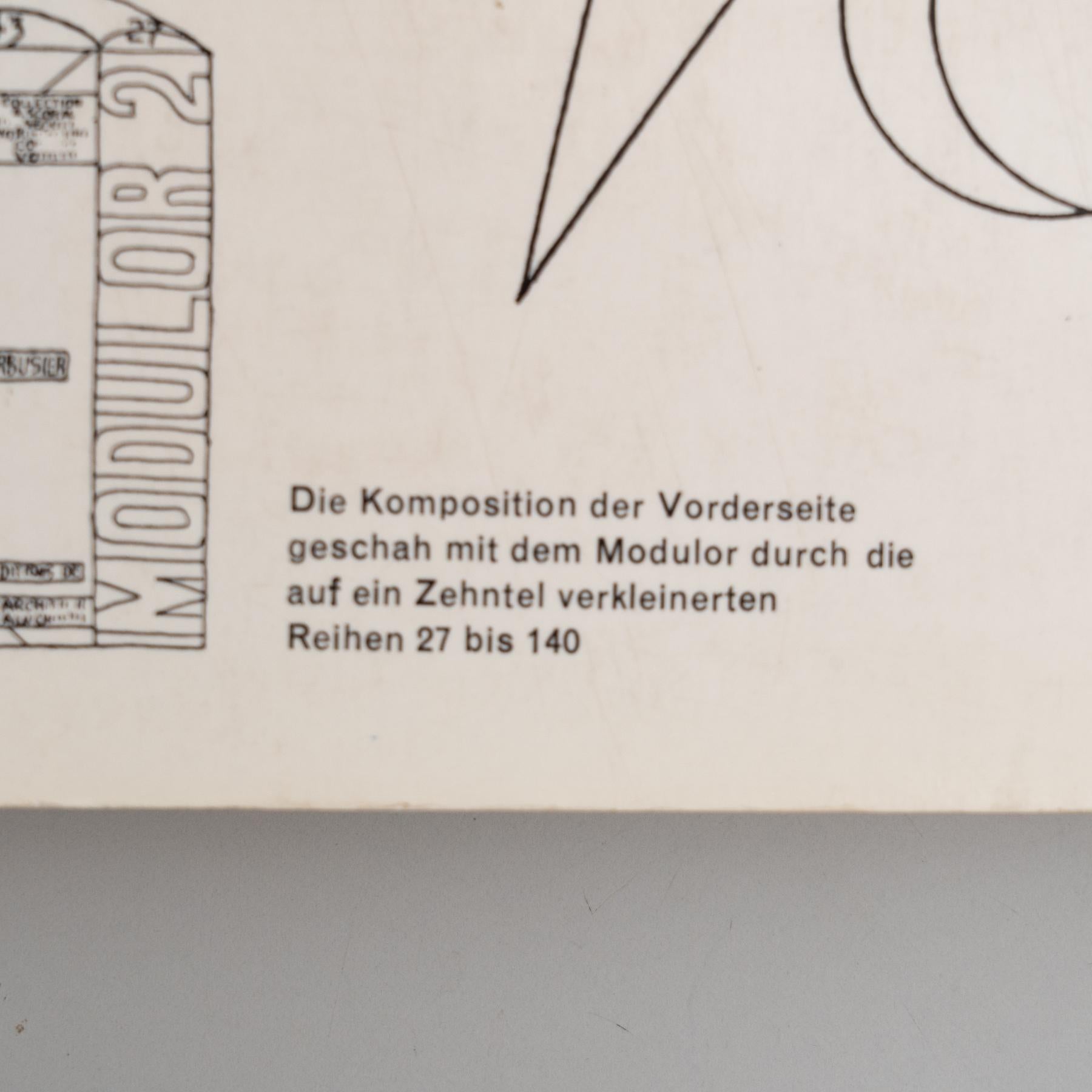 Le Corbusier Der Modulor 2 Book, 1955 For Sale 6