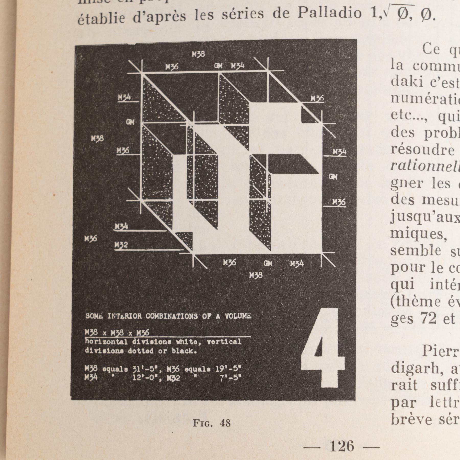 Le Corbusier Der Modulor 2 Book, 1955 For Sale 7