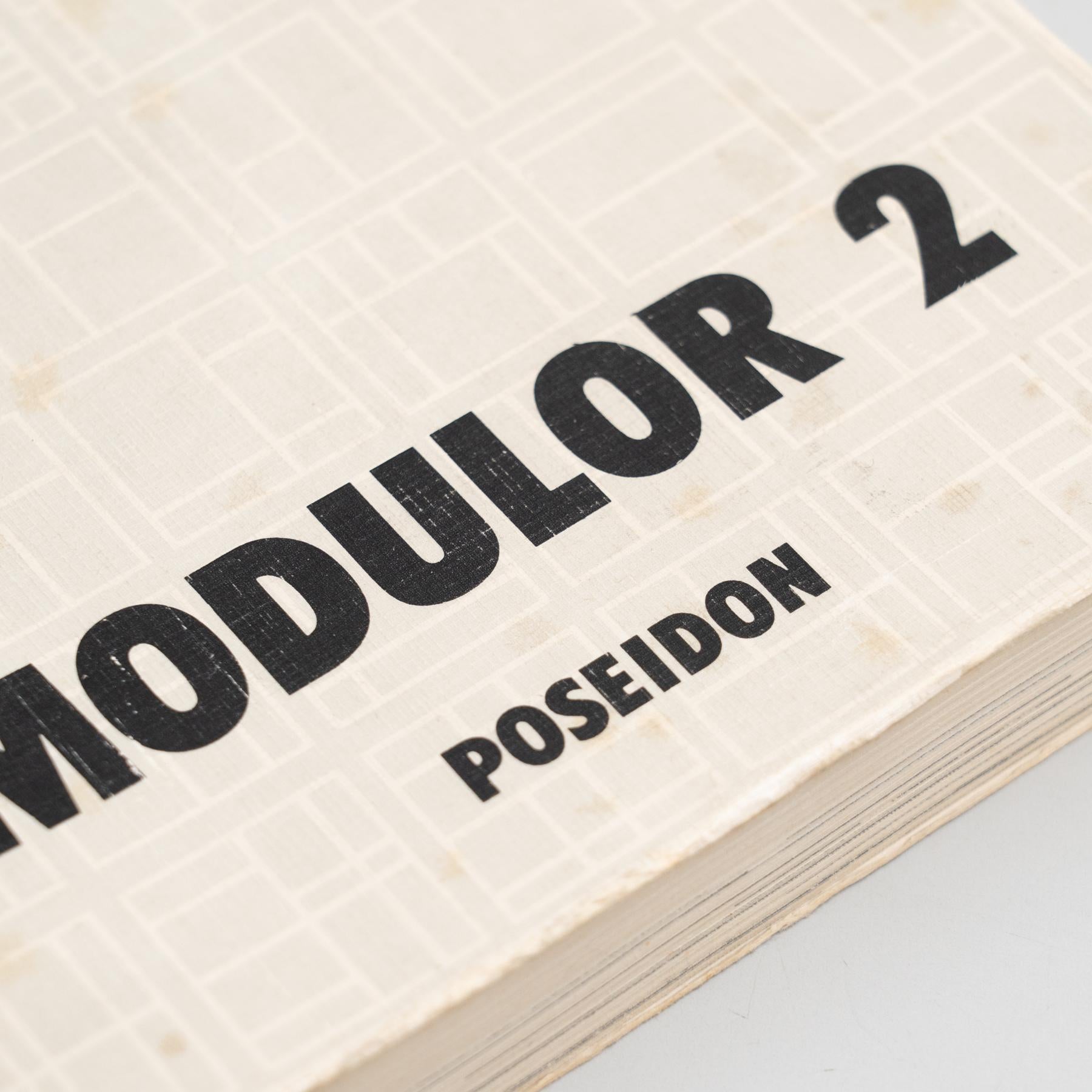Mid-Century Modern Le Corbusier Der Modulor 2 Book, 1955 For Sale
