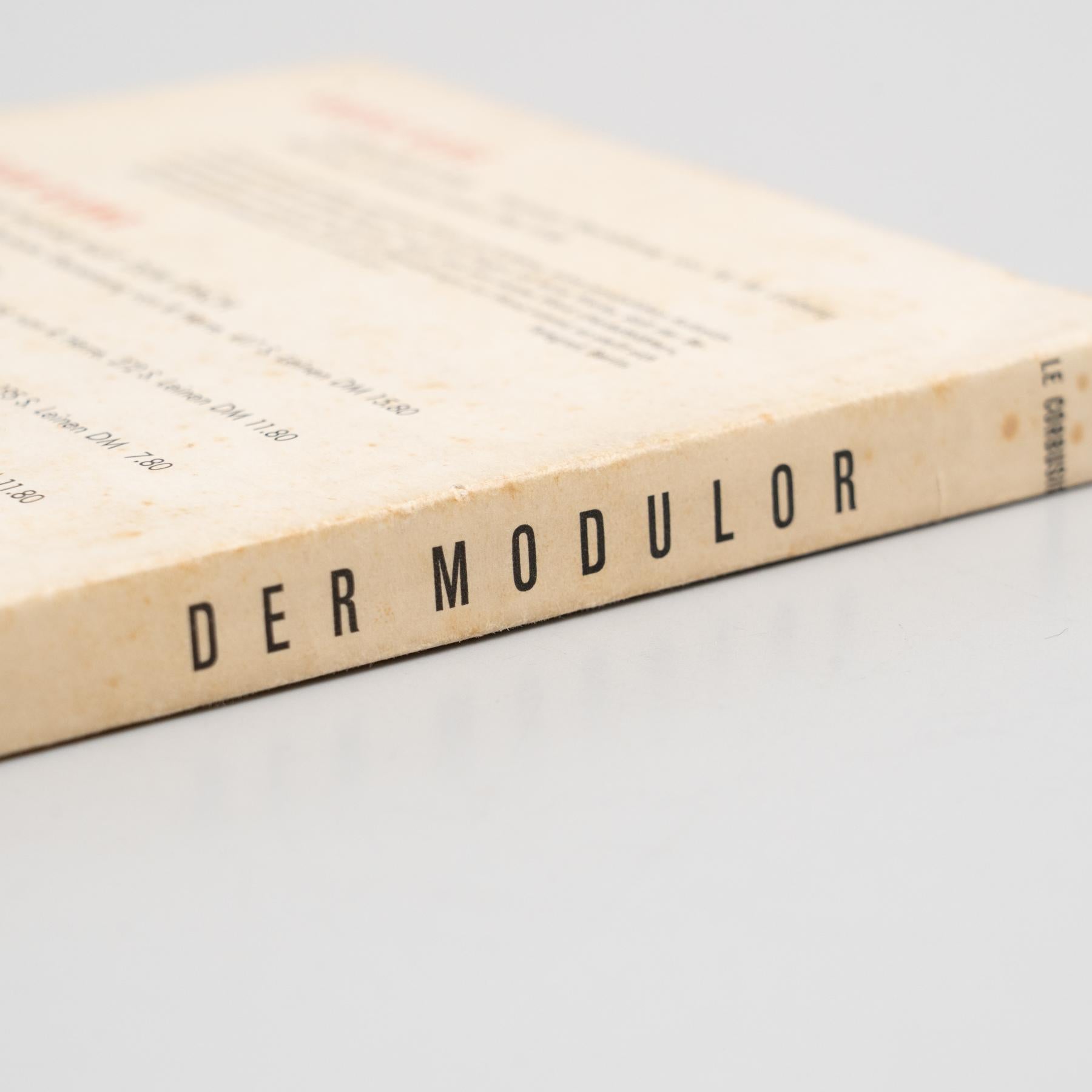 Paper Le Corbusier Der Modulor Book, 1956