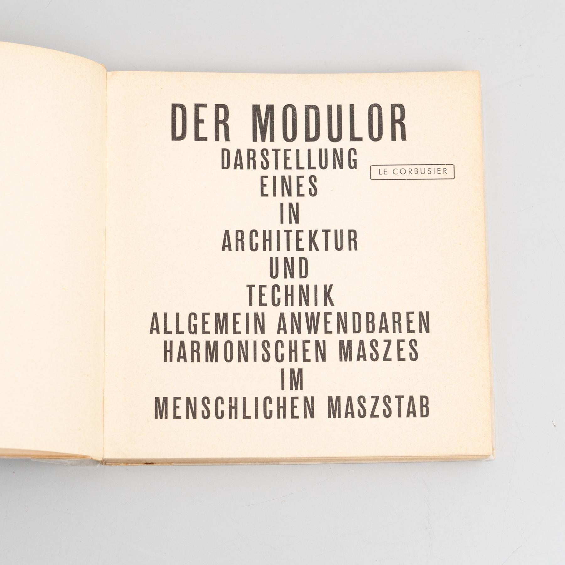 Le Corbusier Der Modulor Book, 1956 en vente 4