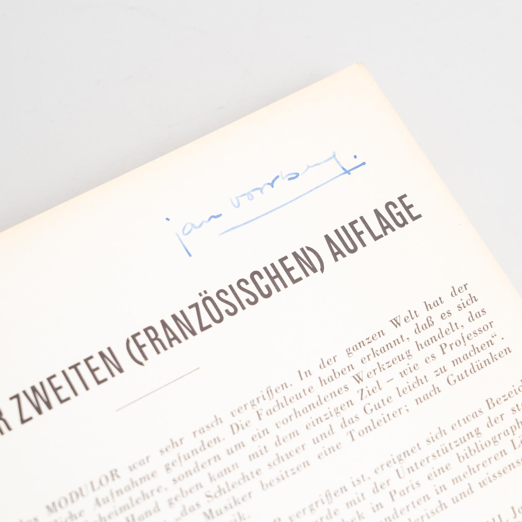Le Corbusier Der Modulor Book, 1956 For Sale 4