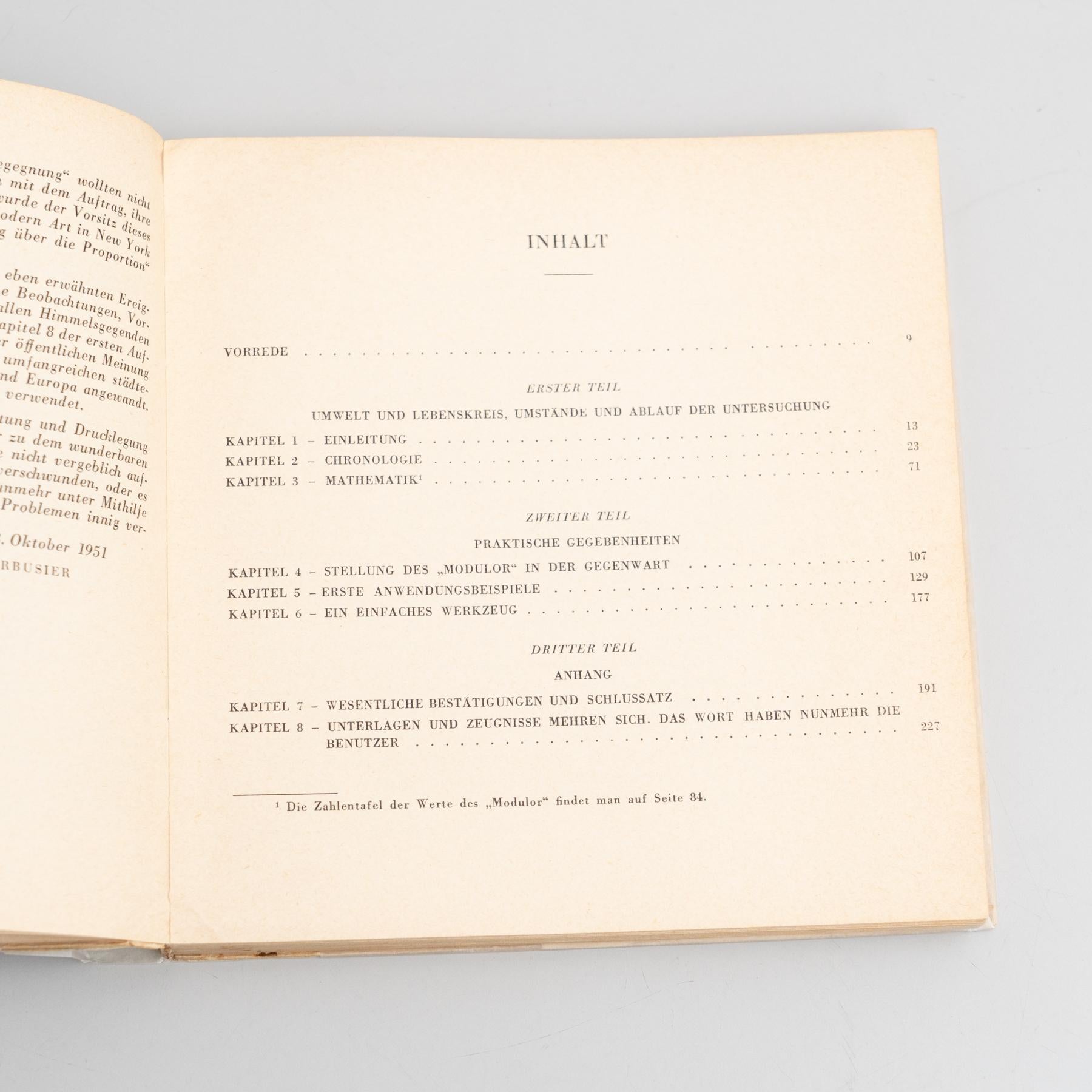 Le Corbusier Der Modulor Book, 1956 en vente 7
